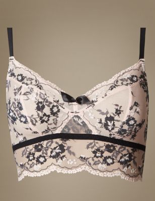 Peekaboo Lace Padded Bralet